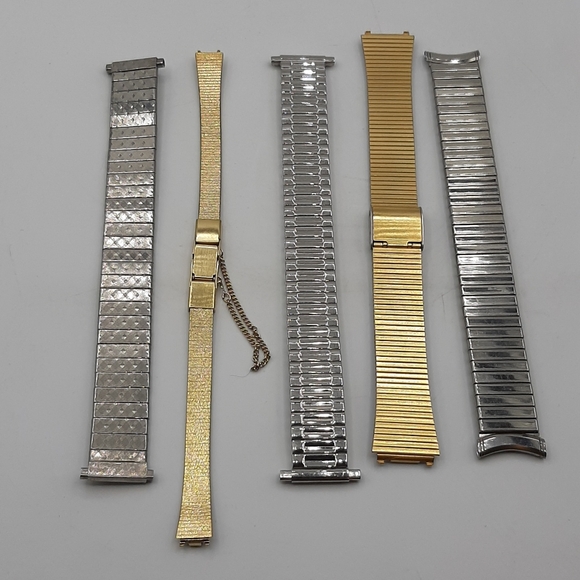 New Alpine & Kreisler Metal Watch Bands Watchmaker Repair Part Case Lot of 5 - Picture 4 of 5